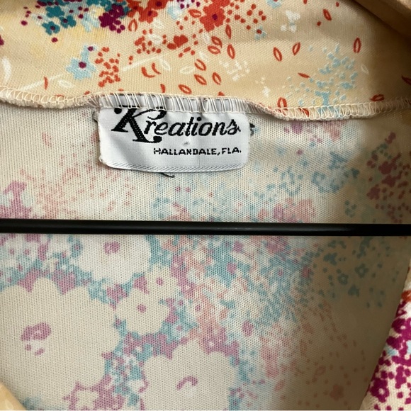 Kreations Floral Neck Tie Blouse - Picture 2 of 5